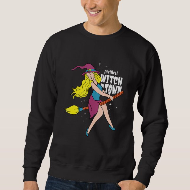 Sweatshirt Jolie Sorcière Volant (Devant)