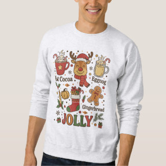 Sweatshirt Jolly Retro Christmas Cartoon