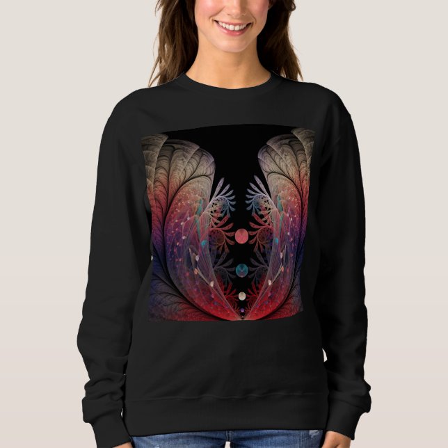 Sweatshirt Jonglage Abstrait Art moderne Imaginaire fractal (Devant)