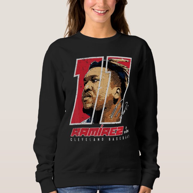 Sweatshirt Jose Ramirez - Silhouette Enriquito Cleveland MLBP (Devant)