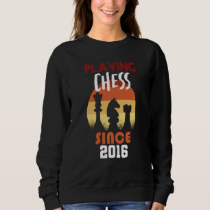Sweatshirt Joue aux échecs depuis 2016