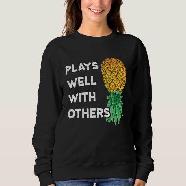 Sweatshirt Joue Bien Avec D'Autres À L'Extérieur Du Pol D'Ana (Devant)
