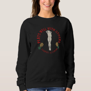 Sweatshirt Joue Bien Avec D'autres Échangiste Pineapple En Dé