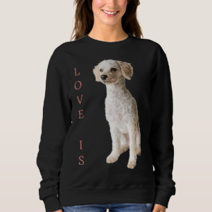 Sweatshirt Jouet Poodle Chien Maman Papa Aimer Animal de comp