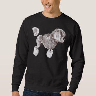 Sweatshirt Jouet Silver Poodle Chien race Afficher Stack Stac