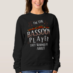 Sweatshirt Joueur bassooniste Basson Instrument Bassoon