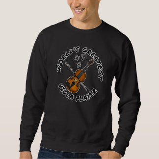 Sweatshirt Joueur de alto le plus grand du monde Voliste musi