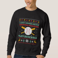 Joueur de baseball moche de Noël drôle