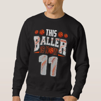 Sweatshirt Joueur de basket-ball 11 ans Basket-ball 11e