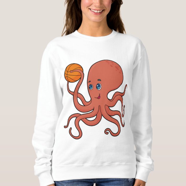 Sweatshirt Joueur de basket-ball Octopus (Devant)