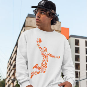 Sweatshirt Joueur de basket Chelem La Symbologie de la balle