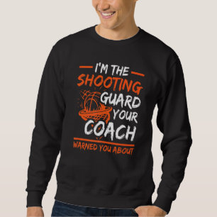 Sweatshirt Joueur de basketball de la Garde de tir de basketb
