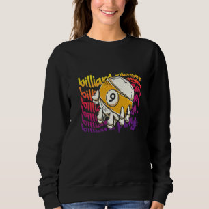 Sweatshirt Joueur de billard I Billard américain I Snooker I 