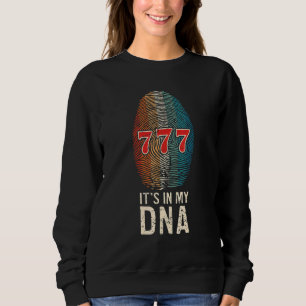 Sweatshirt Joueur de casino C'est dans mon ADN Machine à sous
