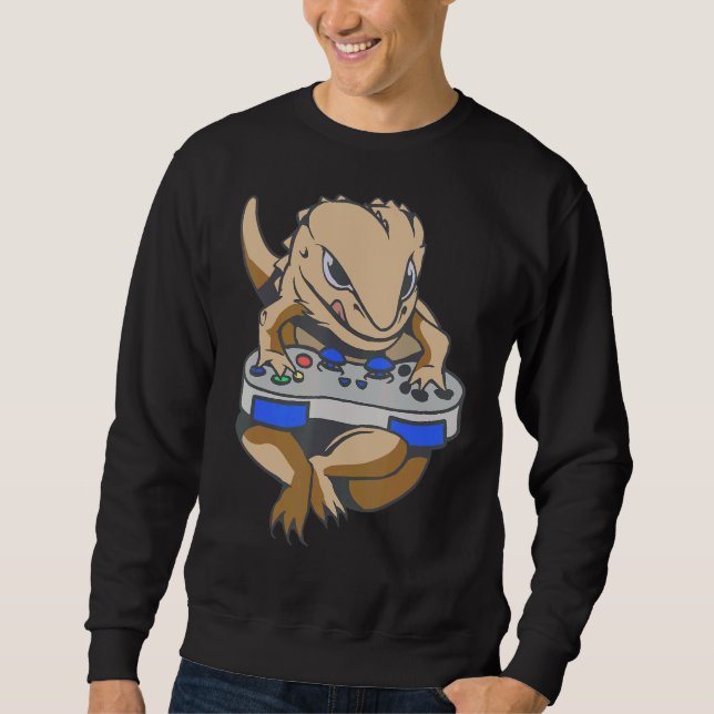 Sweatshirt Joueur de Dragon aux oreilles Garçons Joueur de Vi (Devant)