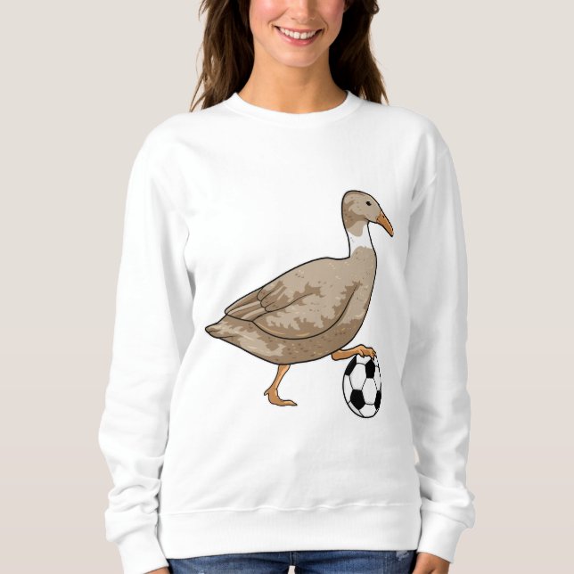 Sweatshirt Joueur de football canard (Devant)