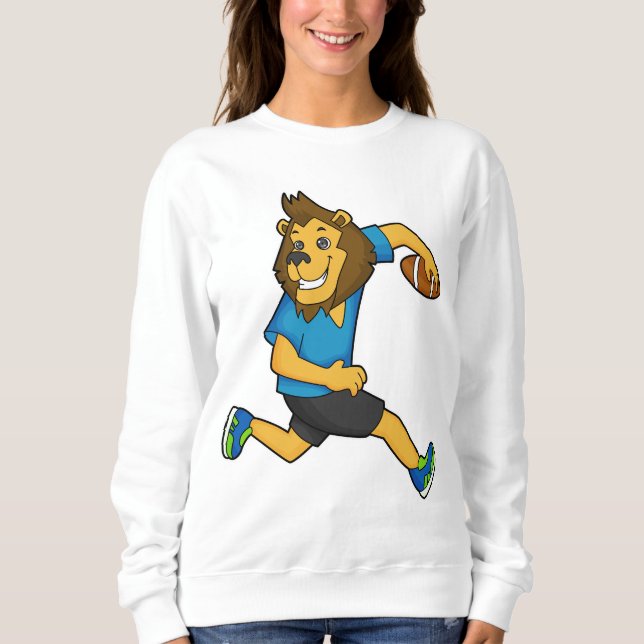Sweatshirt Joueur de football de Lion Rugby (Devant)