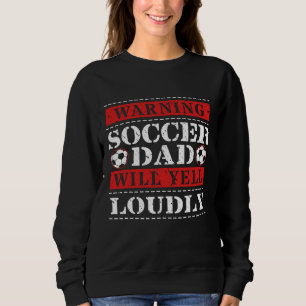 Sweatshirt Joueur de football papa gardien de but équipe gard
