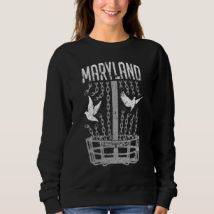 Sweatshirt Joueur de golf de Maryland Disque de rupture Chaîn