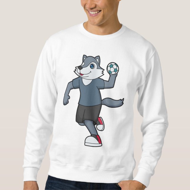 Sweatshirt Joueur de handball Handball Wolf (Devant)