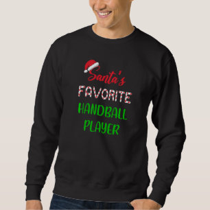 Sweatshirt Joueur de handball préféré du Père Noël Handball