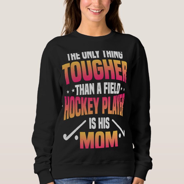 Sweatshirt Joueur de hockey sur gazon Maman Goalkeeper Team S (Devant)