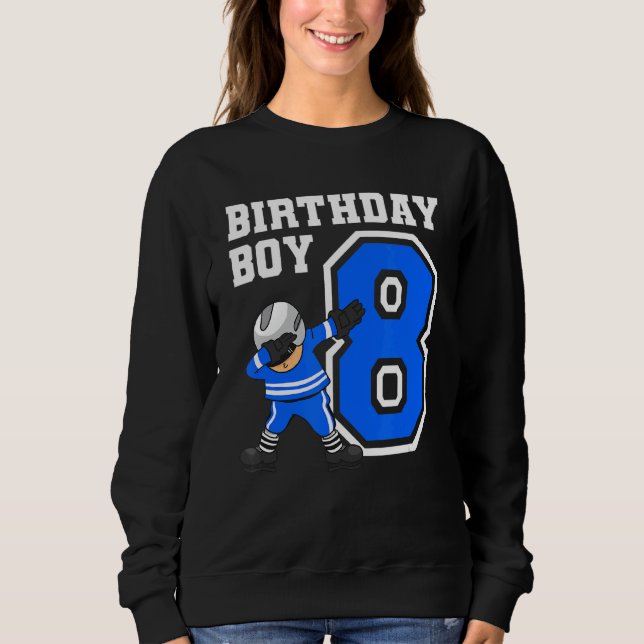 Sweatshirt Joueur de hockey sur glace de 8 ans Joueur de hock (Devant)