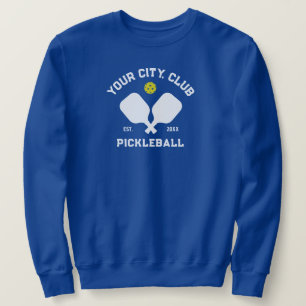 Sweatshirt Joueur de l'équipe de Pickleball Club Personnalisé