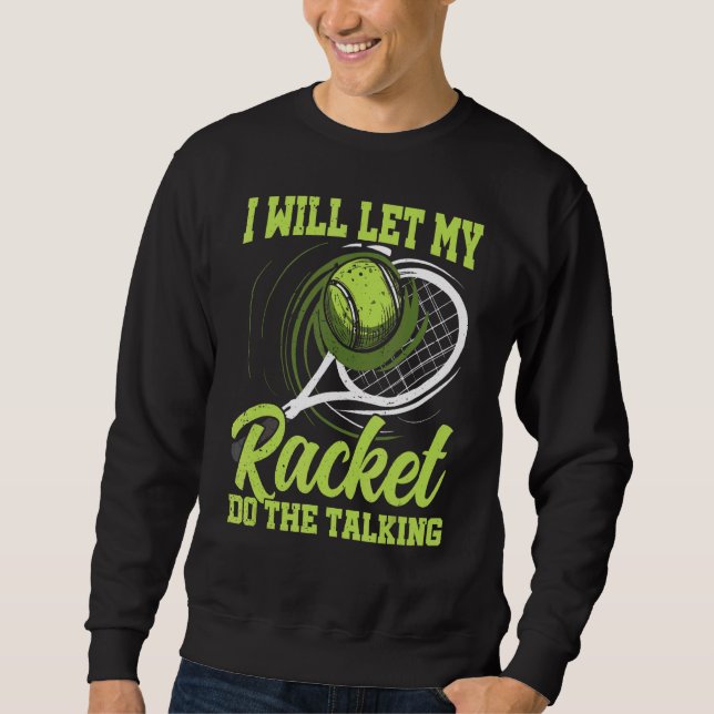 Sweatshirt Joueur de tennis (Devant)