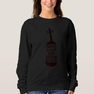 Sweatshirt Joueur de violon Instrument violon Violoniste 1