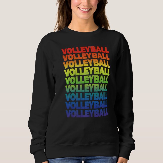 Sweatshirt Joueur de volley-ball (Devant)