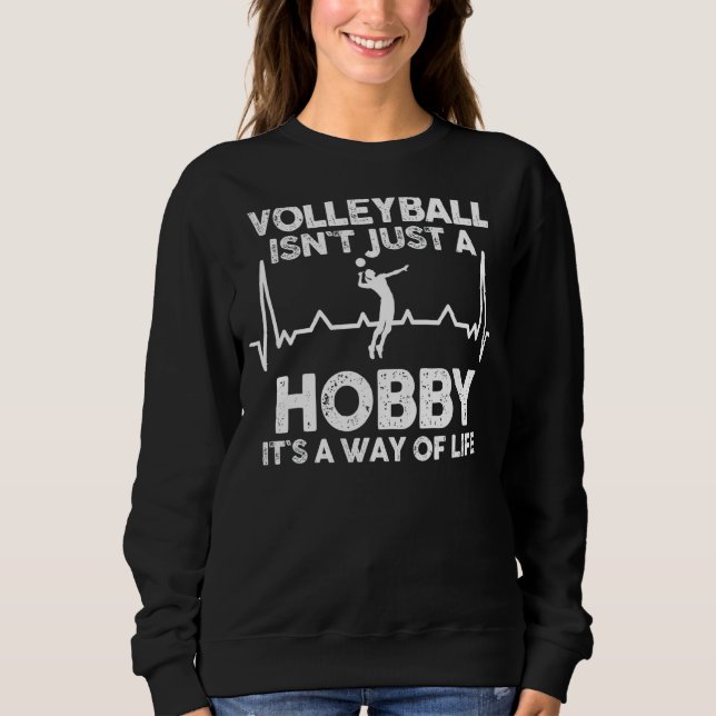 Sweatshirt Joueur de volley-ball (Devant)