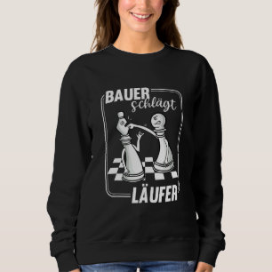 Sweatshirt Joueur d'échecs Bauer bat coureur