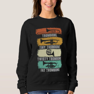 Sweatshirt Joueur d'instrument de musique Trombone Musicien T