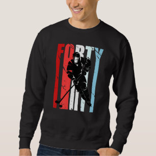 Sweatshirt Joueur masculin de hockey sur glace 40e anniversai