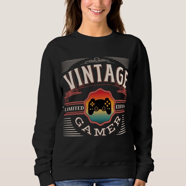 SWEATSHIRT JOUEUR RÉTRO ÉDITION LIMITÉE  (Devant)