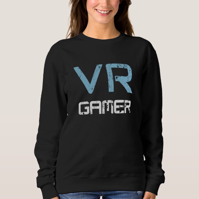 Sweatshirt JOUEUR VR pour ENFANTS de Réalité Virtuelle (Devant)
