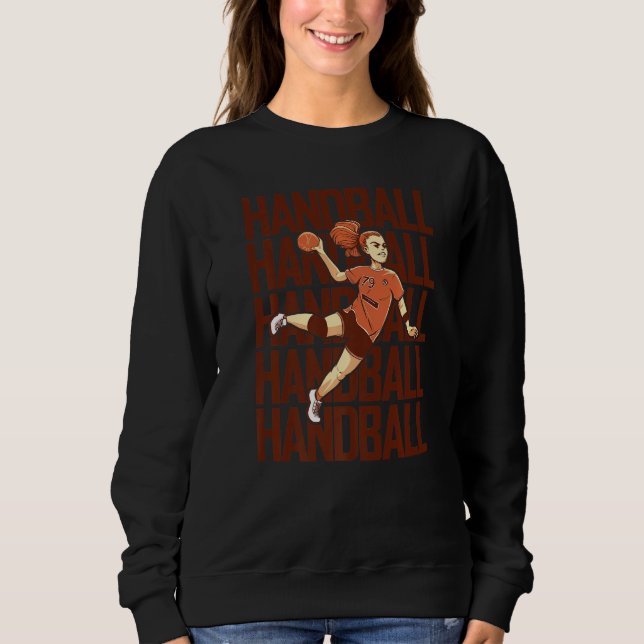 Sweatshirt Joueuse de handball Handball Équipement Handball F (Devant)