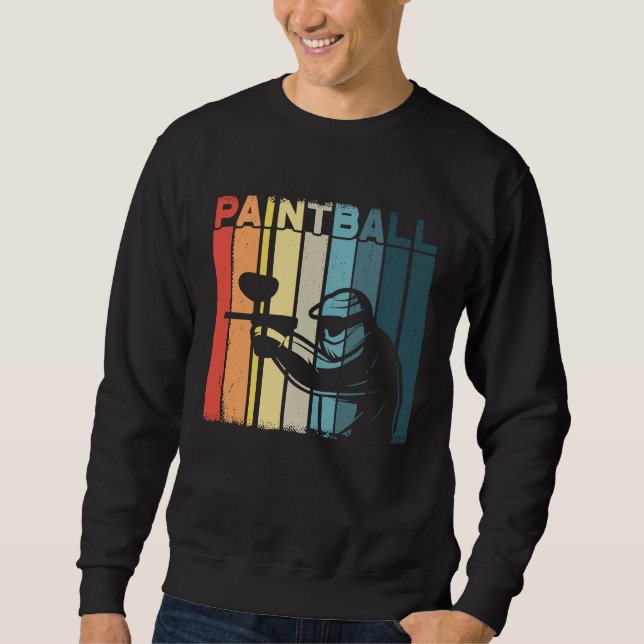 Sweatshirt Joueuse de paintball  Joueuses de paintball Jeu de (Devant)
