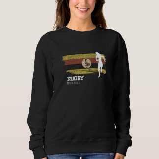 Sweatshirt Joueuse de rugby à XV Drapeau de l'Ouganda Sports
