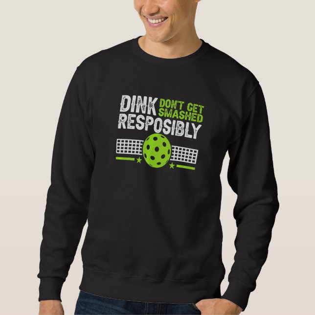 Sweatshirt Jouez au Pickelball avec Responsabilité Ne vous Fa (Devant)