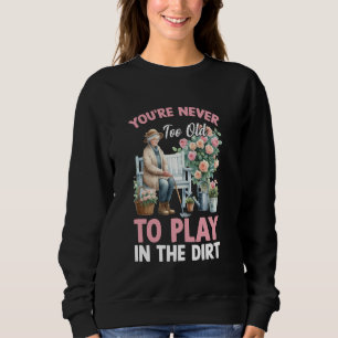 Sweatshirt Jouez dans la terre Dame de la plante Fleur Grand-