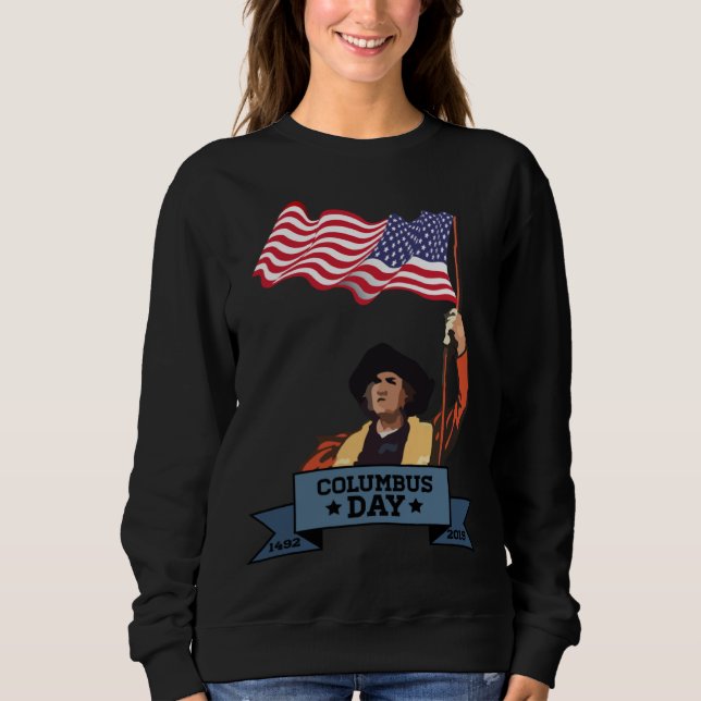 Sweatshirt Jour de Christophe Colomb (Devant)