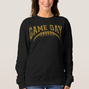 Sweatshirt Jour De Football Saison Vintage Style Varisty Ou