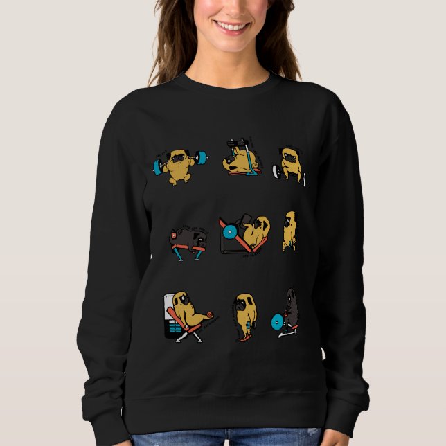 Sweatshirt Jour de la Jambe avec le T-shirt classique Carlin  (Devant)