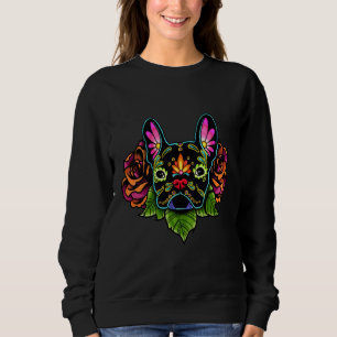 Sweatshirt Jour De La Mort De Chien À Feu Français En Peau De