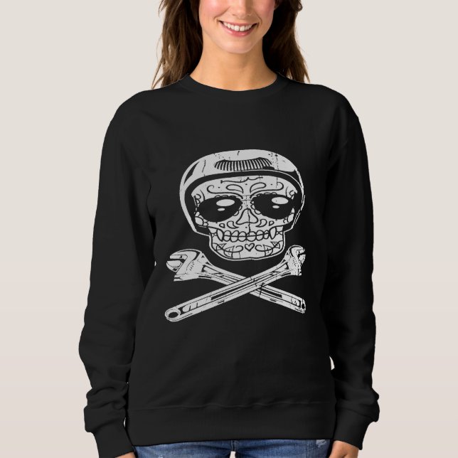 Sweatshirt Jour De La Mort Mécanique Vêtements Hommes Papa Su (Devant)