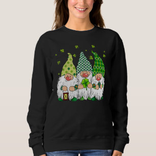 Sweatshirt Jour de la Saint Patrick Irlandais Gnomes Leprecha