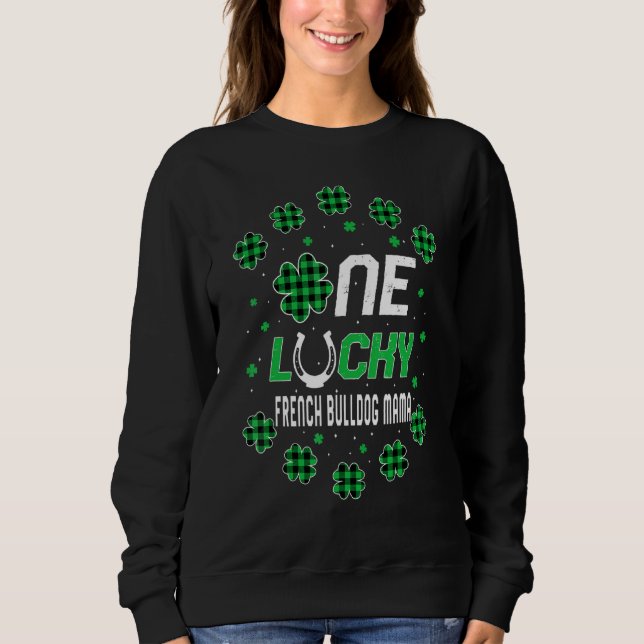 Sweatshirt Jour de la Saint Patrick Prek Kinder One Lucky Fre (Devant)