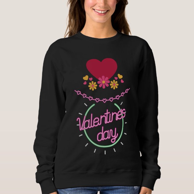 Sweatshirt Jour de la Saint Valentin (Devant)
